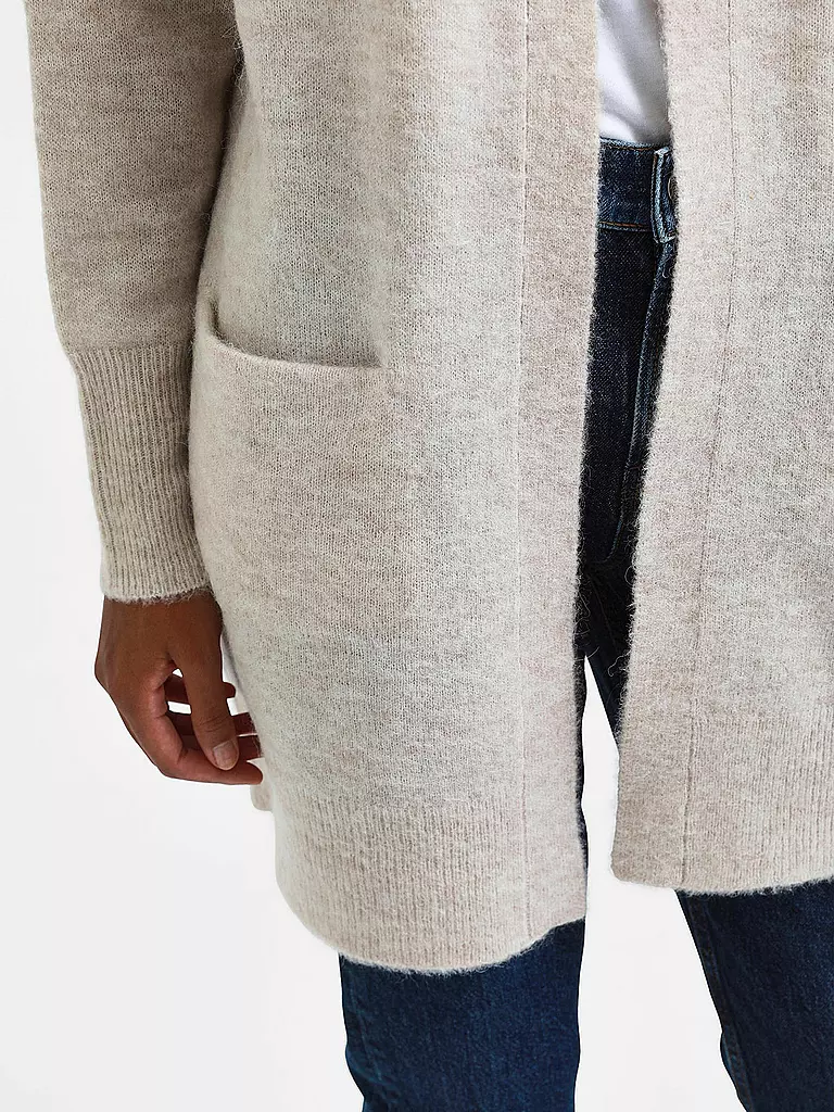 SELECTED FEMME Strickjacke SLFLULU beige